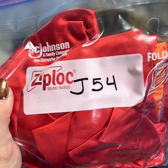 Gretchen Scott Women's Wide Leg Silk Satin Pull-On Pants Red- Size M - Picture 9 of 9